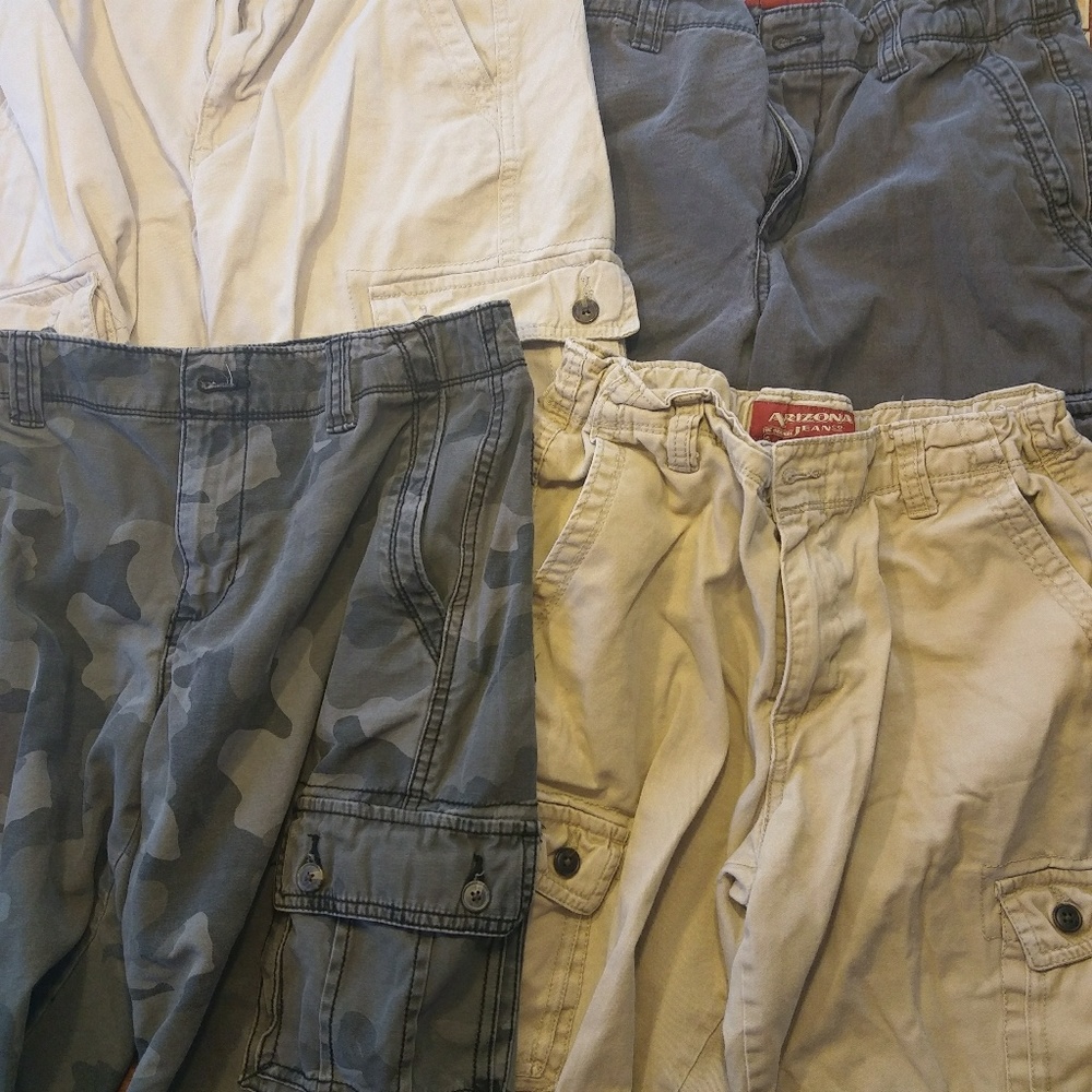 Arizona boys shorts 4 pair, all 16 husky